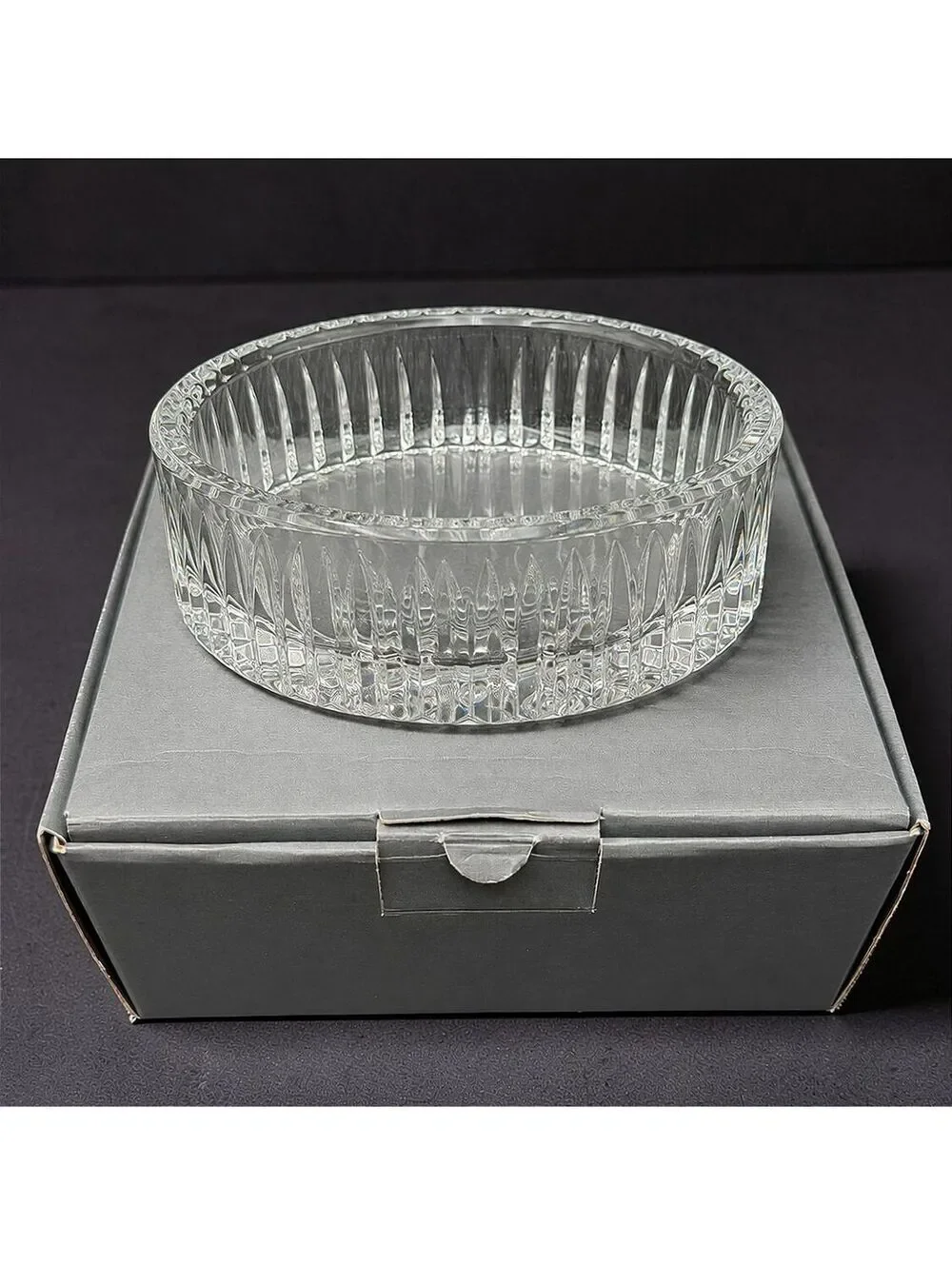 Rare Vintage Waterford Crystal Bottle Coaster / Bowl 5